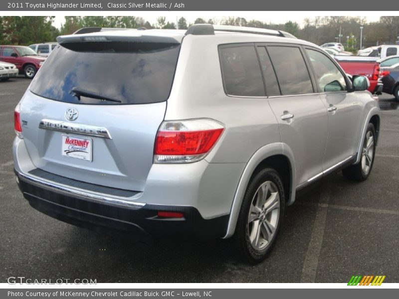 Classic Silver Metallic / Ash 2011 Toyota Highlander Limited