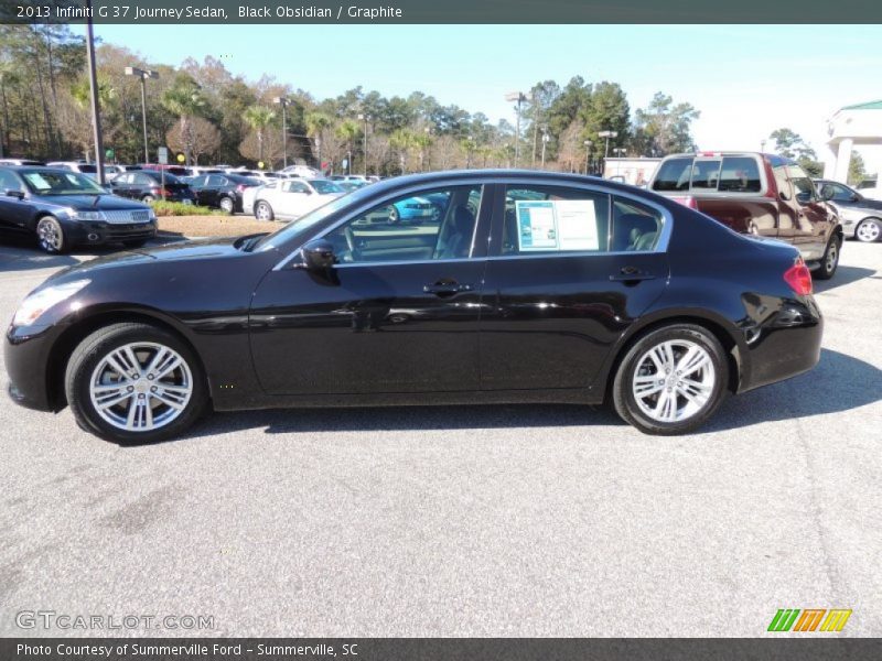 Black Obsidian / Graphite 2013 Infiniti G 37 Journey Sedan