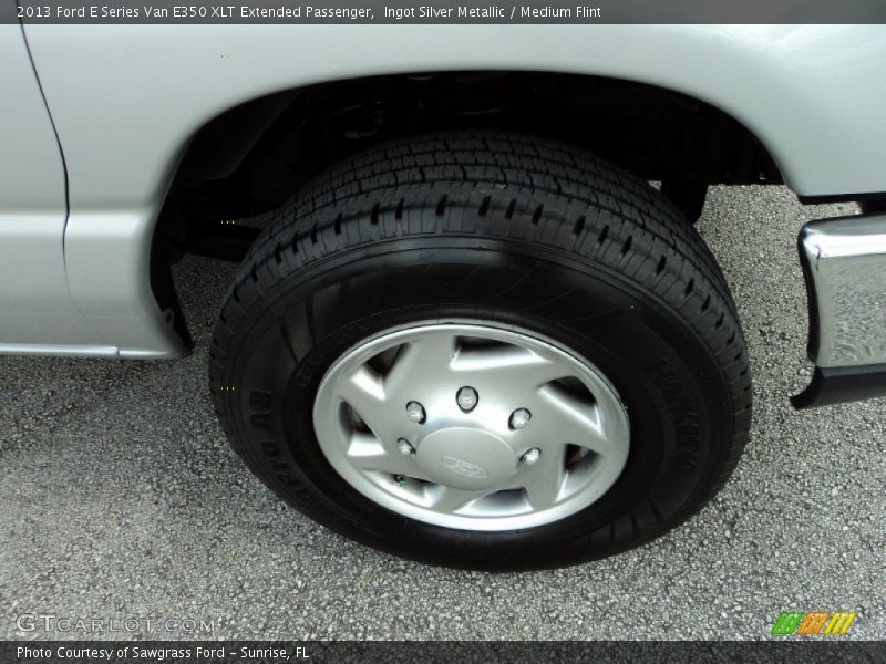 Ingot Silver Metallic / Medium Flint 2013 Ford E Series Van E350 XLT Extended Passenger