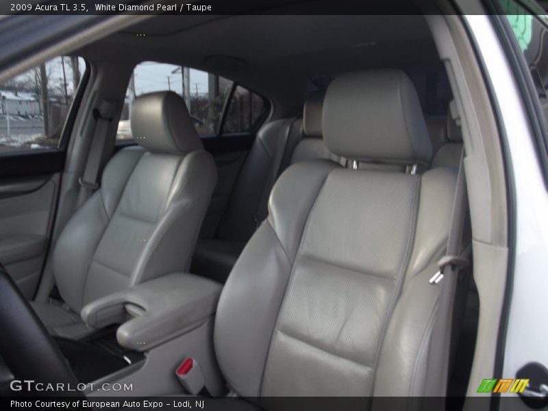 White Diamond Pearl / Taupe 2009 Acura TL 3.5
