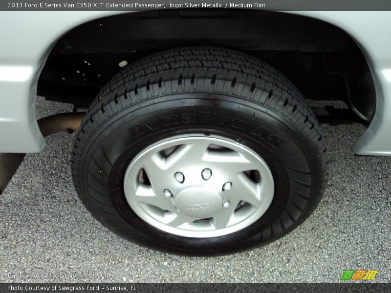 Ingot Silver Metallic / Medium Flint 2013 Ford E Series Van E350 XLT Extended Passenger