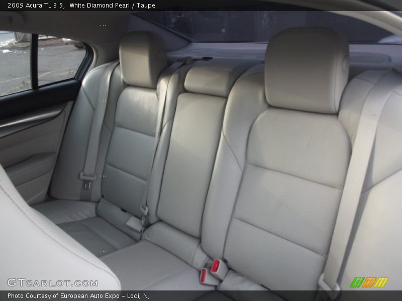 White Diamond Pearl / Taupe 2009 Acura TL 3.5