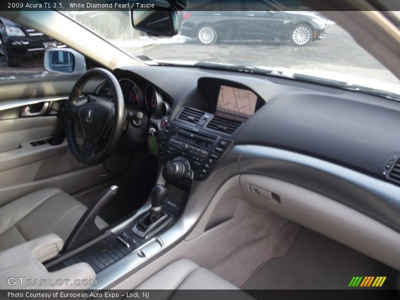 White Diamond Pearl / Taupe 2009 Acura TL 3.5