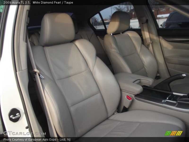 White Diamond Pearl / Taupe 2009 Acura TL 3.5