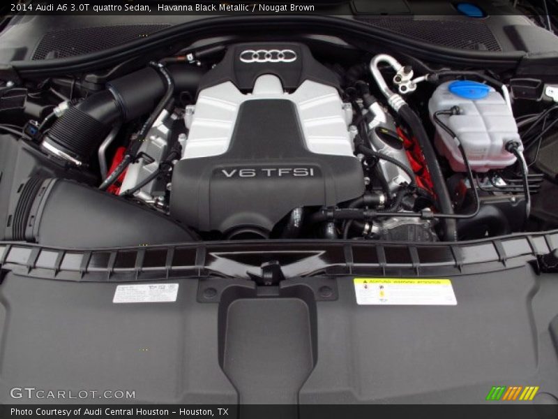 Havanna Black Metallic / Nougat Brown 2014 Audi A6 3.0T quattro Sedan