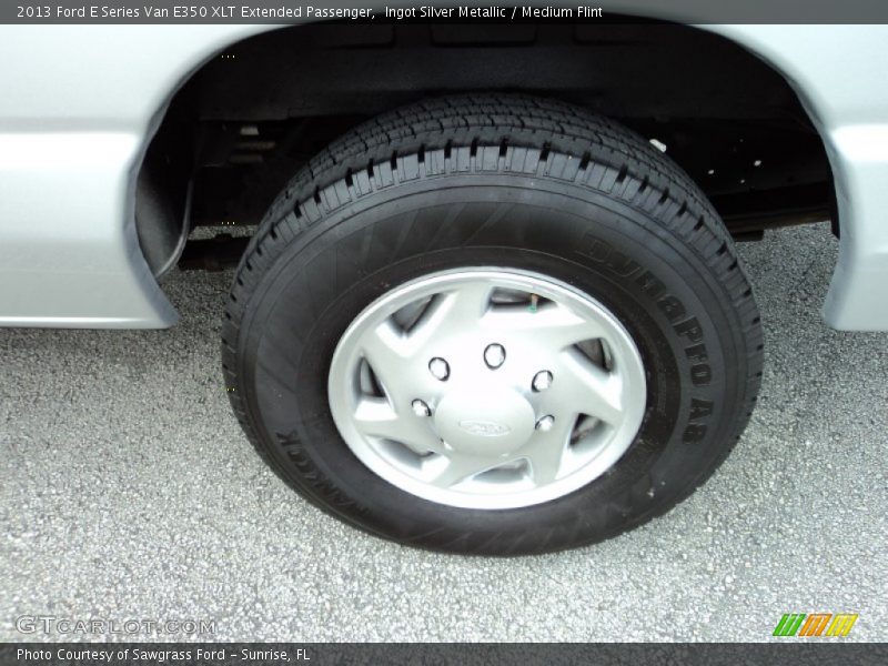 Ingot Silver Metallic / Medium Flint 2013 Ford E Series Van E350 XLT Extended Passenger