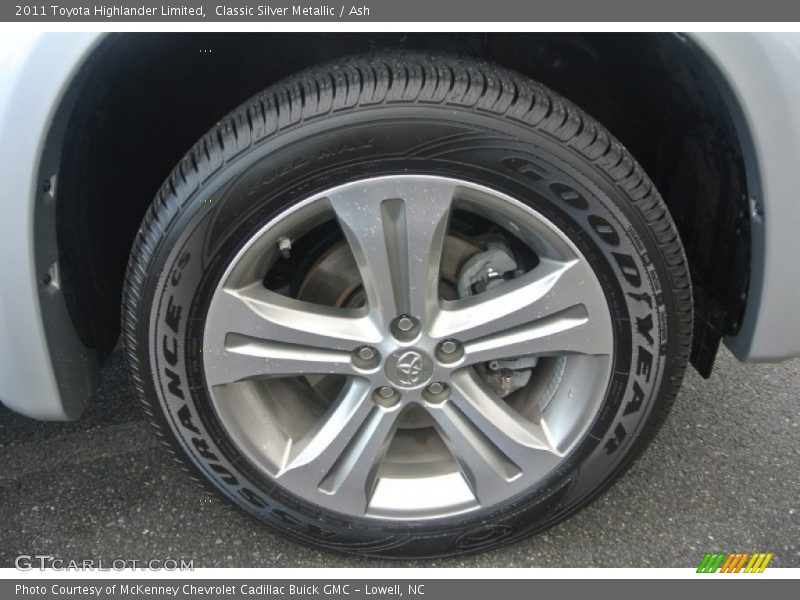 Classic Silver Metallic / Ash 2011 Toyota Highlander Limited