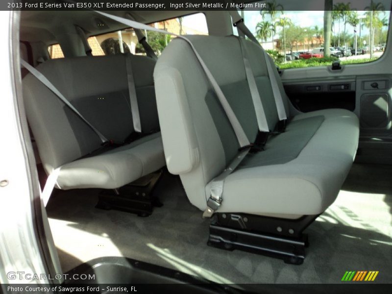 Ingot Silver Metallic / Medium Flint 2013 Ford E Series Van E350 XLT Extended Passenger