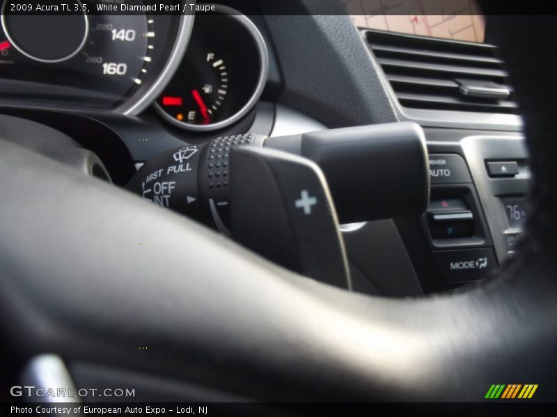 White Diamond Pearl / Taupe 2009 Acura TL 3.5