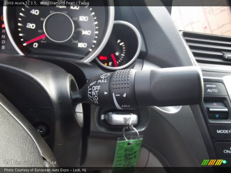 White Diamond Pearl / Taupe 2009 Acura TL 3.5