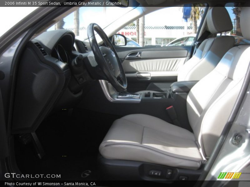 Umbria Gray Metallic / Graphite 2006 Infiniti M 35 Sport Sedan