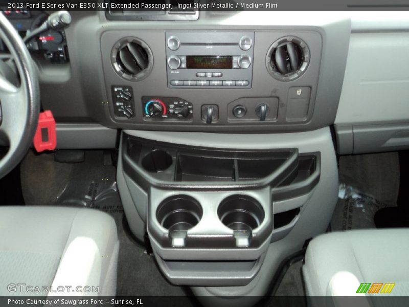 Ingot Silver Metallic / Medium Flint 2013 Ford E Series Van E350 XLT Extended Passenger
