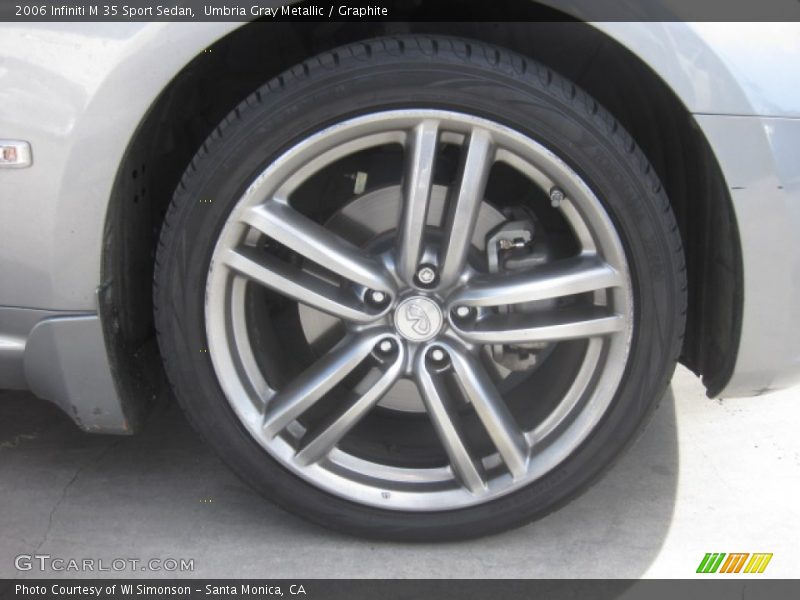 Umbria Gray Metallic / Graphite 2006 Infiniti M 35 Sport Sedan