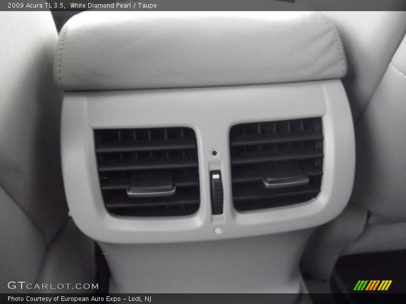 White Diamond Pearl / Taupe 2009 Acura TL 3.5