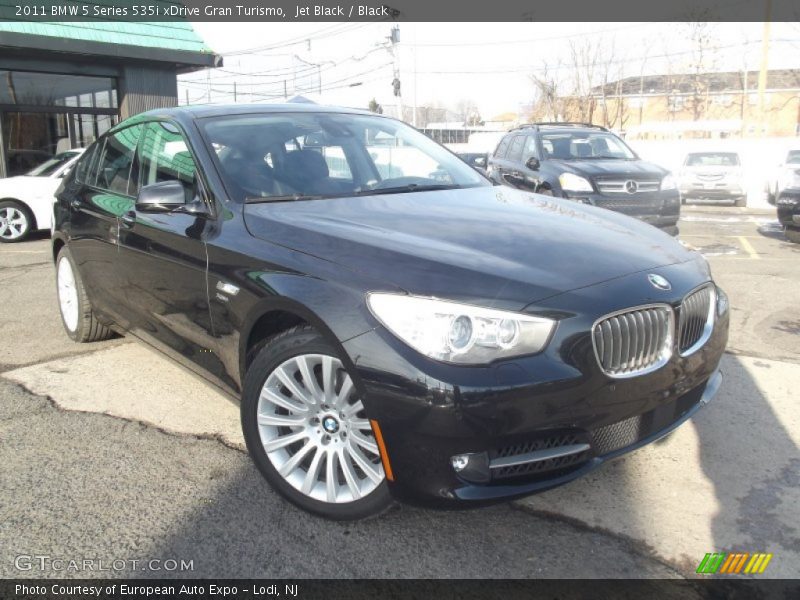 Jet Black / Black 2011 BMW 5 Series 535i xDrive Gran Turismo