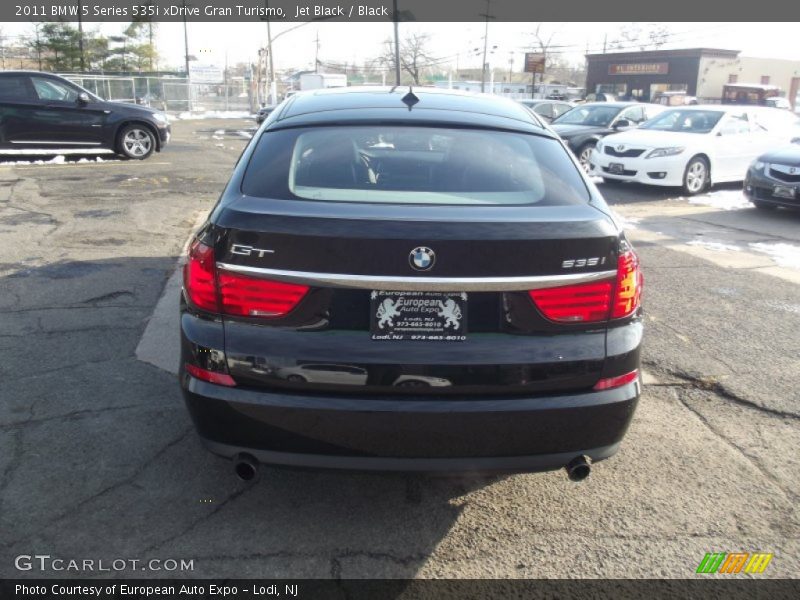 Jet Black / Black 2011 BMW 5 Series 535i xDrive Gran Turismo