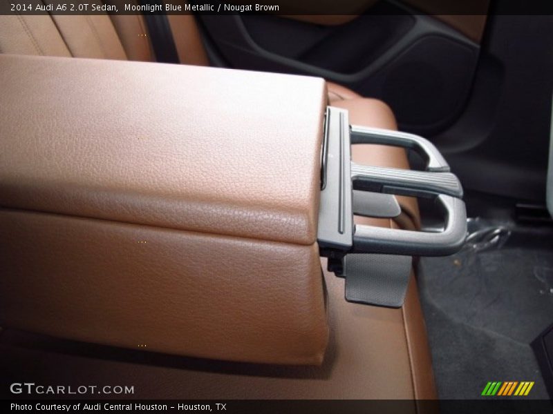 Moonlight Blue Metallic / Nougat Brown 2014 Audi A6 2.0T Sedan