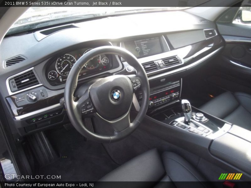 Jet Black / Black 2011 BMW 5 Series 535i xDrive Gran Turismo