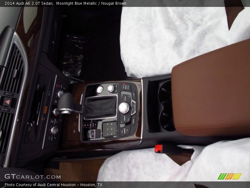 Moonlight Blue Metallic / Nougat Brown 2014 Audi A6 2.0T Sedan