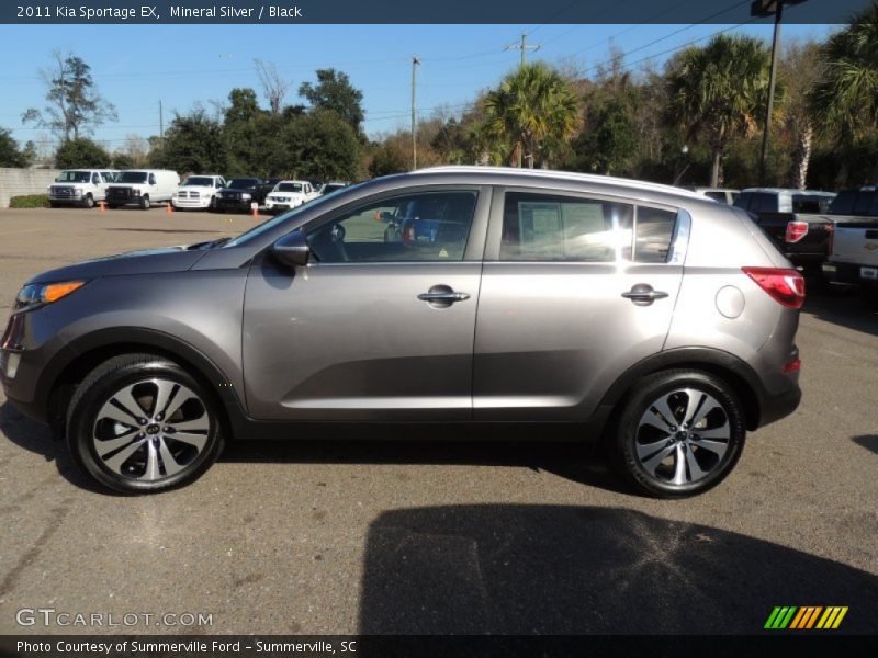 Mineral Silver / Black 2011 Kia Sportage EX