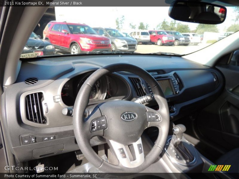 Mineral Silver / Black 2011 Kia Sportage EX
