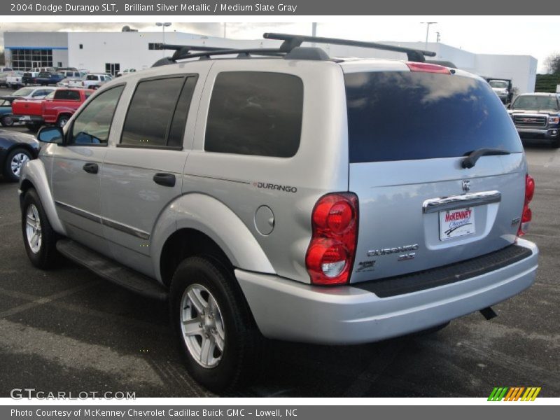 Brilliant Silver Metallic / Medium Slate Gray 2004 Dodge Durango SLT