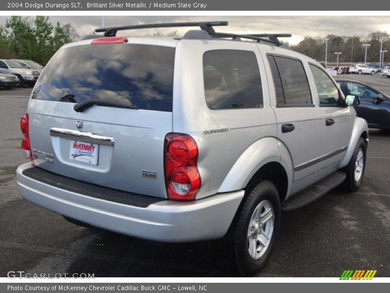 Brilliant Silver Metallic / Medium Slate Gray 2004 Dodge Durango SLT