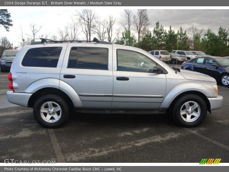Brilliant Silver Metallic / Medium Slate Gray 2004 Dodge Durango SLT