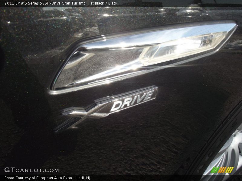 Jet Black / Black 2011 BMW 5 Series 535i xDrive Gran Turismo