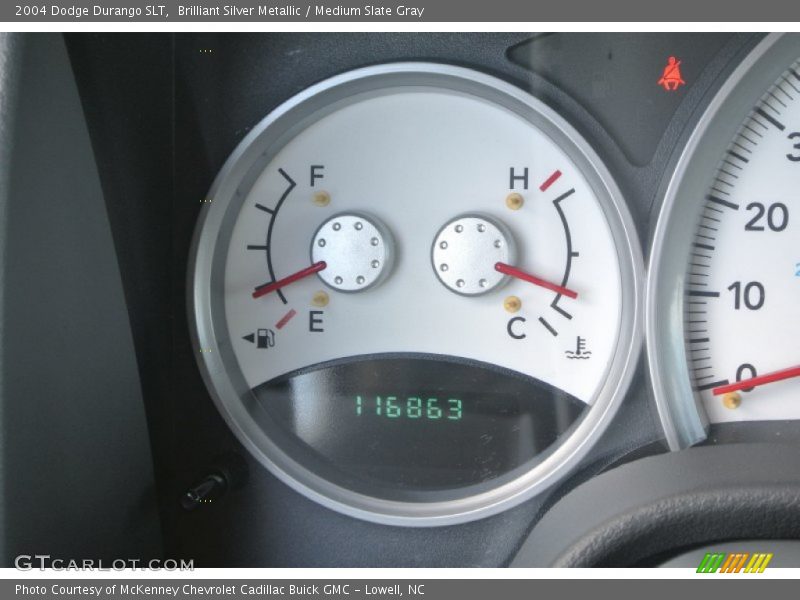 Brilliant Silver Metallic / Medium Slate Gray 2004 Dodge Durango SLT