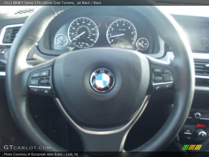 Jet Black / Black 2011 BMW 5 Series 535i xDrive Gran Turismo