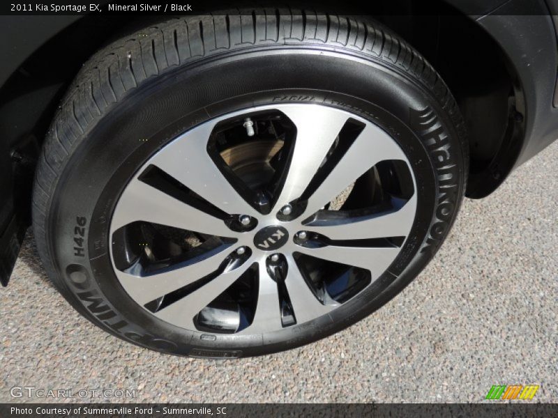 Mineral Silver / Black 2011 Kia Sportage EX