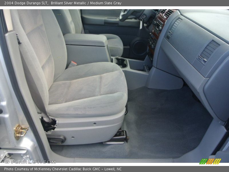 Brilliant Silver Metallic / Medium Slate Gray 2004 Dodge Durango SLT