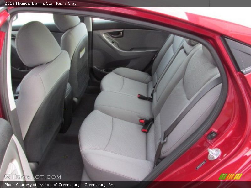 Red / Gray 2013 Hyundai Elantra GLS