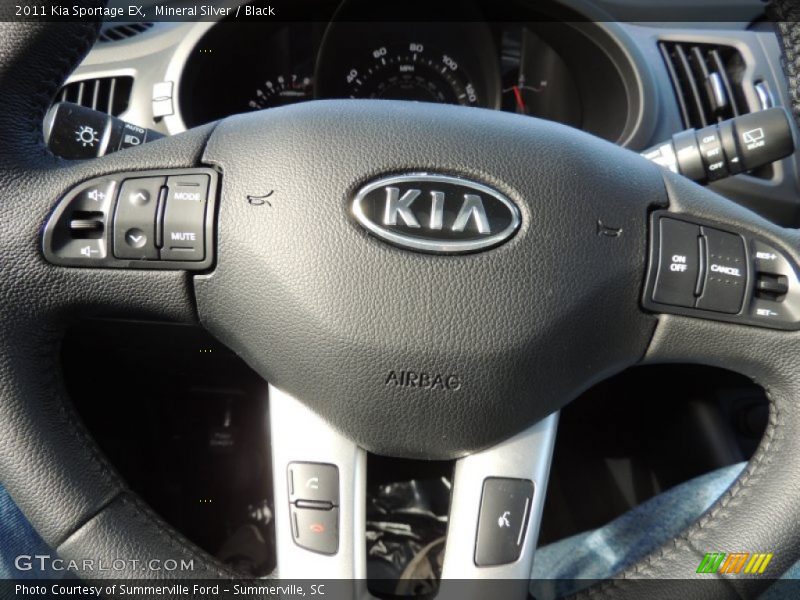 Mineral Silver / Black 2011 Kia Sportage EX