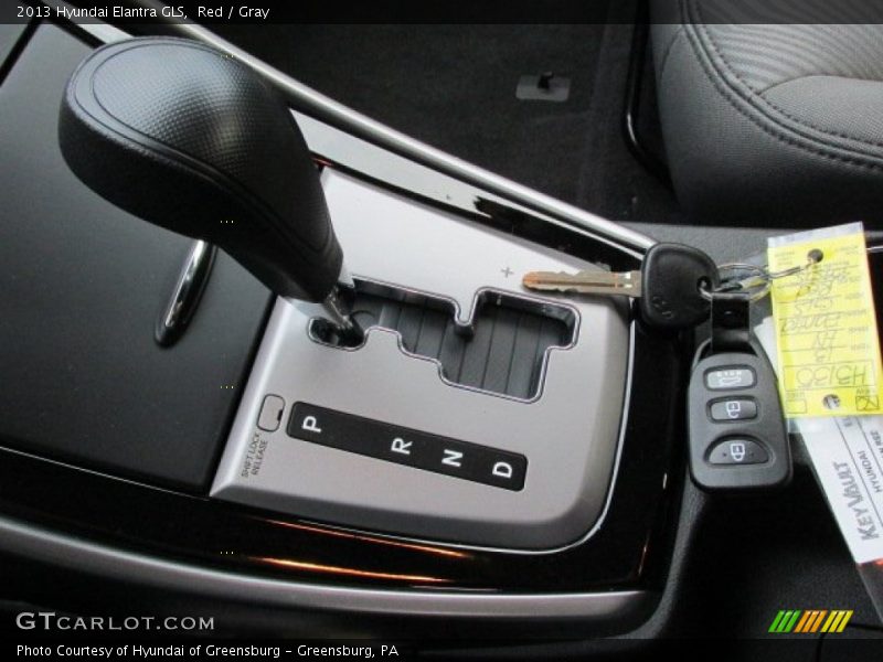 Red / Gray 2013 Hyundai Elantra GLS