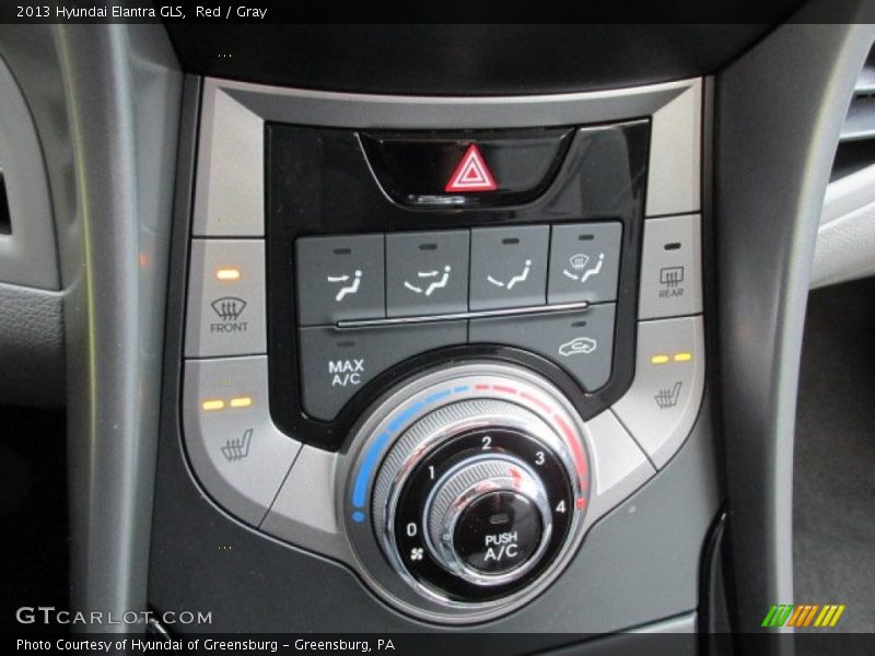 Red / Gray 2013 Hyundai Elantra GLS