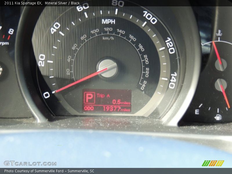 Mineral Silver / Black 2011 Kia Sportage EX