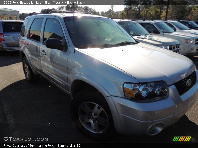 Silver Metallic / Ebony Black 2005 Ford Escape Limited