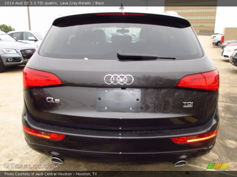 Lava Gray Metallic / Black 2014 Audi Q5 3.0 TDI quattro