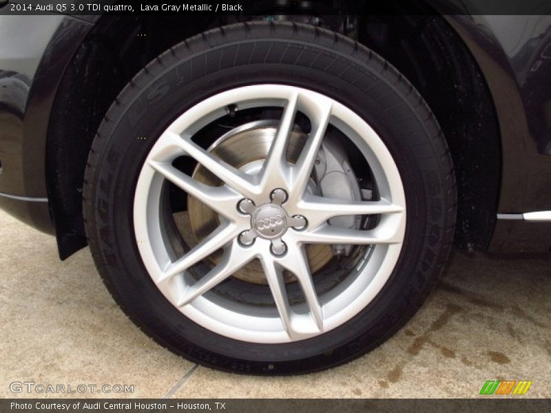 Lava Gray Metallic / Black 2014 Audi Q5 3.0 TDI quattro