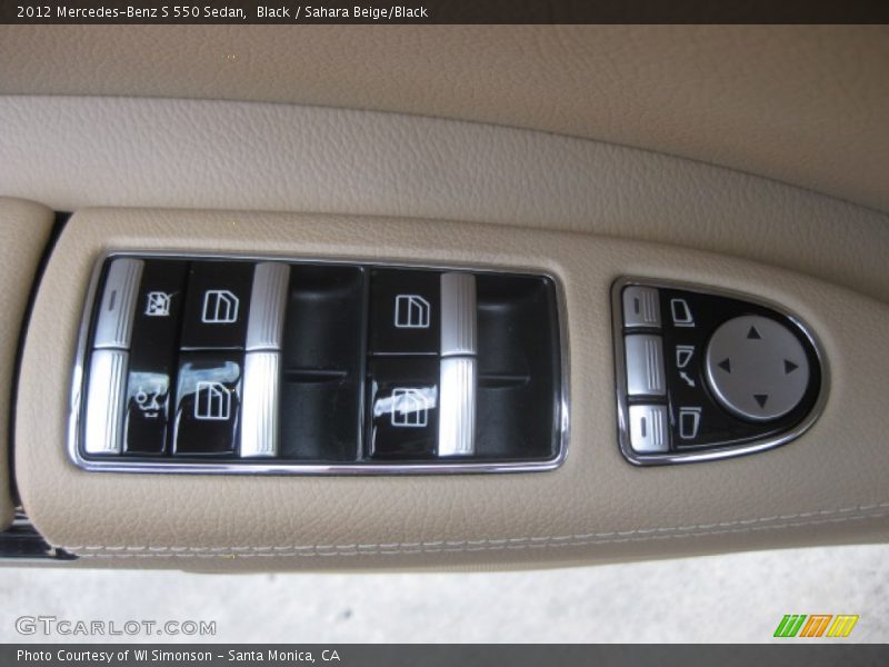 Black / Sahara Beige/Black 2012 Mercedes-Benz S 550 Sedan