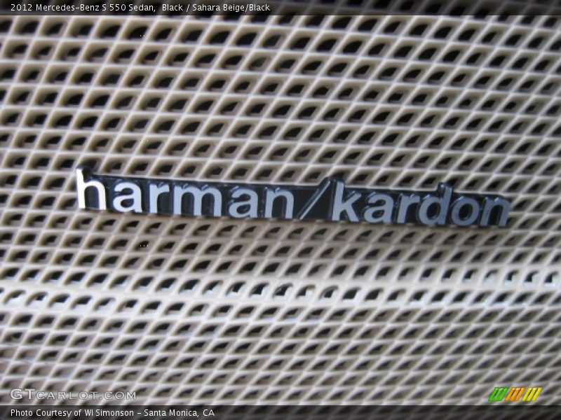 Black / Sahara Beige/Black 2012 Mercedes-Benz S 550 Sedan