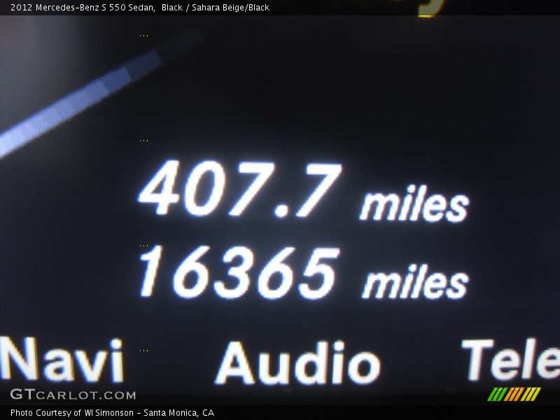 Black / Sahara Beige/Black 2012 Mercedes-Benz S 550 Sedan