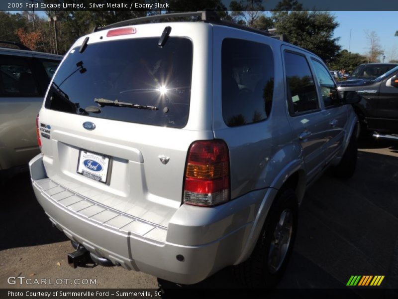 Silver Metallic / Ebony Black 2005 Ford Escape Limited