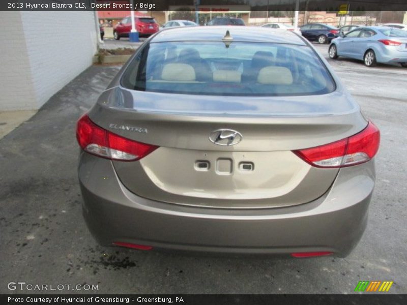 Desert Bronze / Beige 2013 Hyundai Elantra GLS