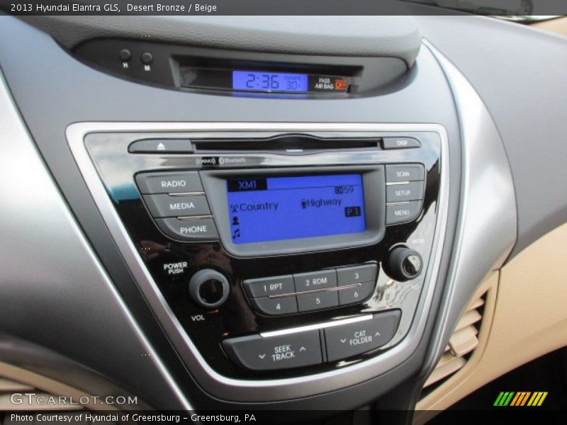 Desert Bronze / Beige 2013 Hyundai Elantra GLS