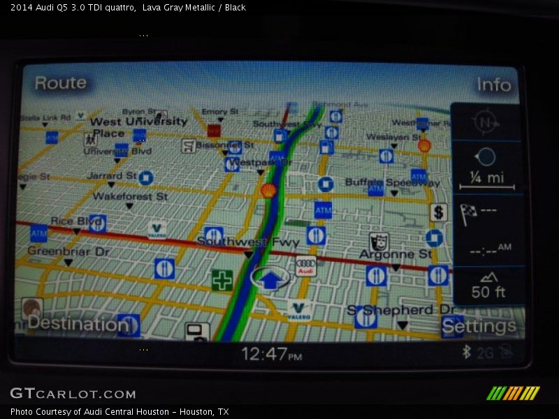 Lava Gray Metallic / Black 2014 Audi Q5 3.0 TDI quattro