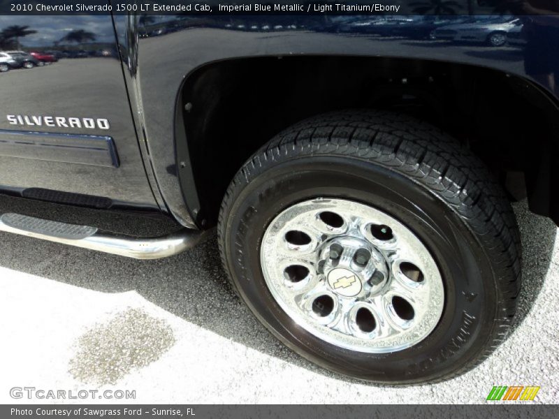 Imperial Blue Metallic / Light Titanium/Ebony 2010 Chevrolet Silverado 1500 LT Extended Cab