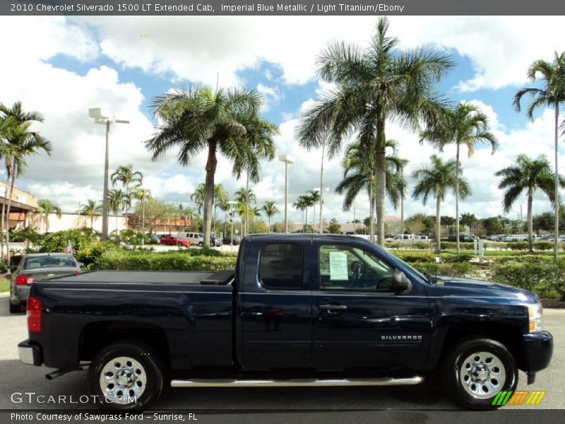 Imperial Blue Metallic / Light Titanium/Ebony 2010 Chevrolet Silverado 1500 LT Extended Cab